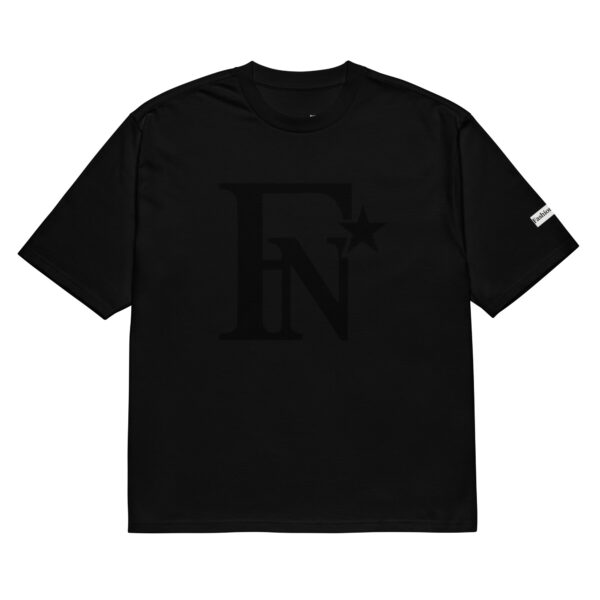 FN Oversized heavyweight t-shirt - BLACKOUT