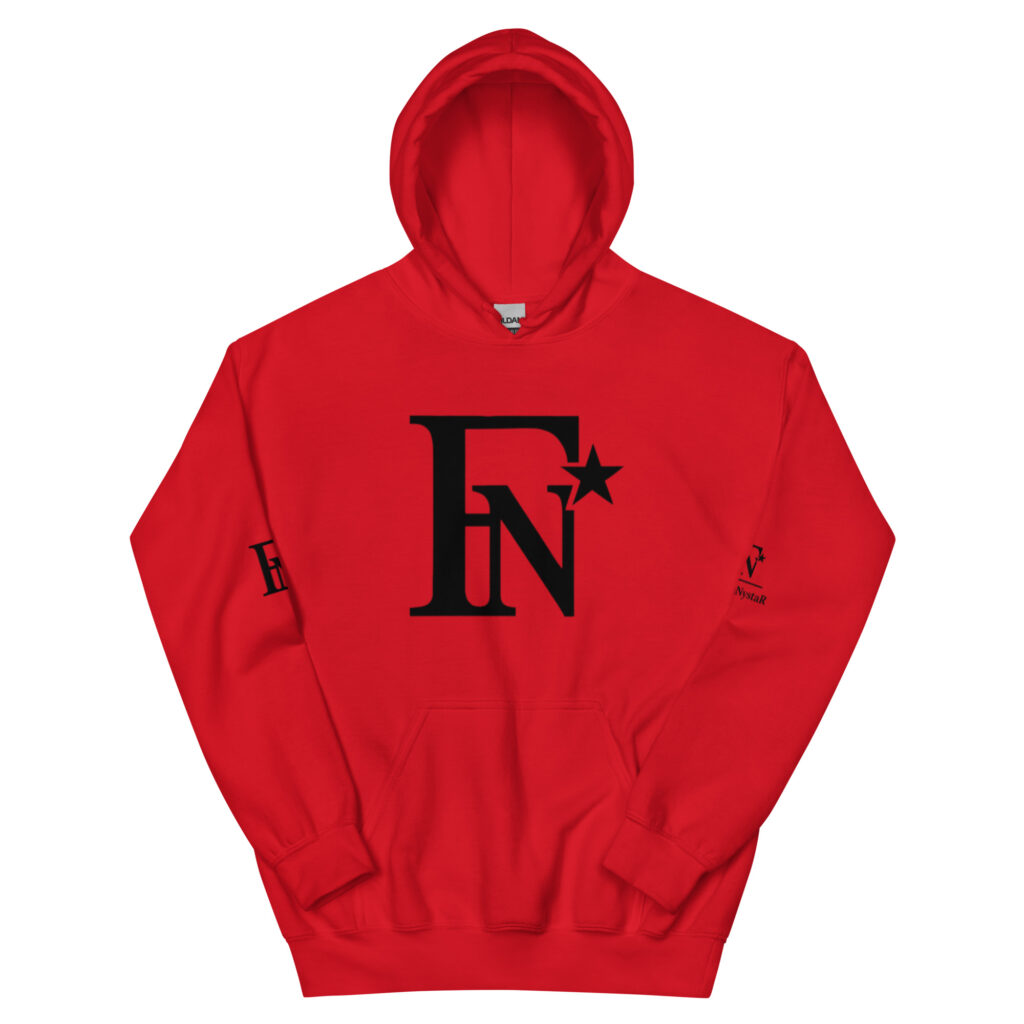 FashionNystaR Premium Unisex Hoodie - RED EDITION